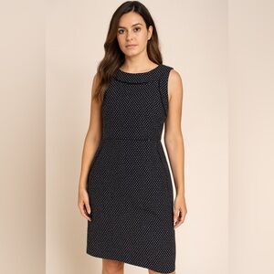 J. Crew Black and White Polka Dot Dress